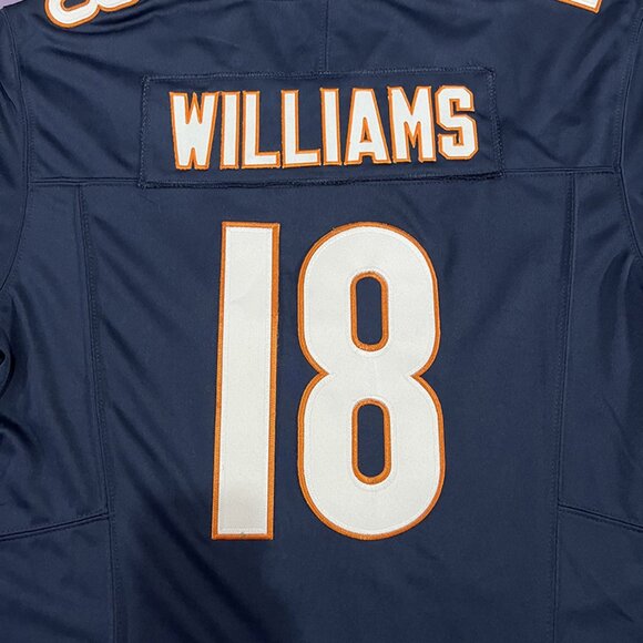 Chicago Bears Blue Jersey #18 WILLIAMS NFL - Picture 6 of 6